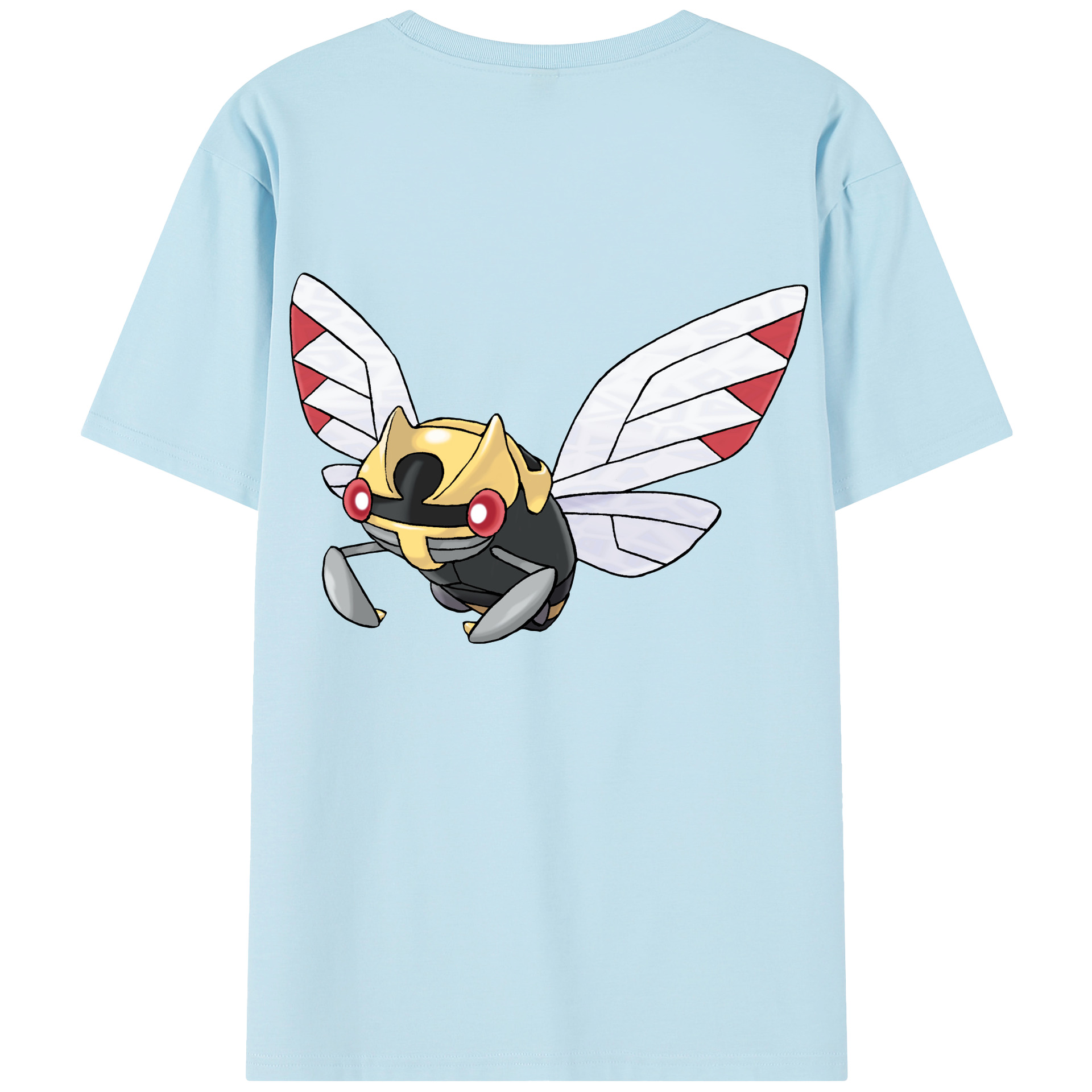 （画像用） ポケットモンスター Pokémon 綿100％半袖Tシャツ（背面プリント）